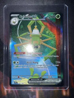 Pokemon TCG Spidops EX 243/198 SV01 Scarlet & Violet Base Set Holo Card - Image 1