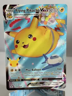 Pikachu VMAX Pokemon Card Swsh04: Vivid Voltage 044/185 Ultra Rare Holo - Image 1