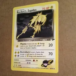 Pokemon Rocket's Zapdos 15/132 Gym Challenge Holo - Image 3