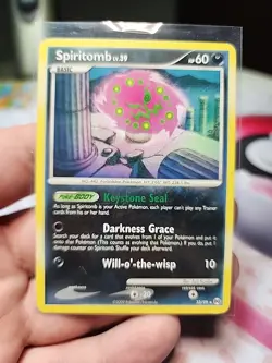 Pokemon TCG Spiritomb 32/99 Platinum 2009 Basic Regular 60HP Card Stock Nintendo - Image 1