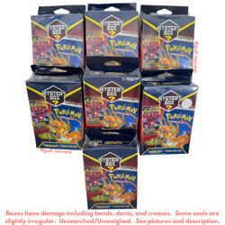 Lot of (7) Pokemon TCG Mystery Hanger Boxes - 3 Booster Packs Each, DAMAGED - Image 1