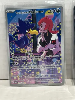 Team Rocket's Murkrow 200/182 | Pokemon TCG: Destined Rivals | NM or Better ✅🔥 - Image 1