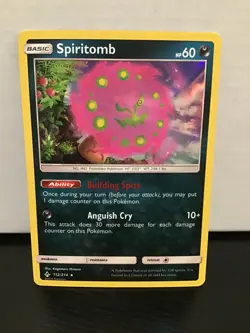 Spiritomb 112/214 Pokemon Unbroken Bonds Reverse Holo Rare - Image 1