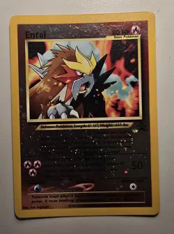 Pokemon Entei #34 Black Star Promo Reverse Holo - NM - Image 1
