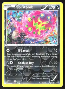 Spiritomb 55/119 XY - Phantom Forces Reverse Holo Pokemon TCG NM - Image 1