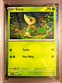 Snivy Tinsel Holo Promo #001 - PSA GEM MT 10 - Unova Poster Collection - Pokemon - Image 2