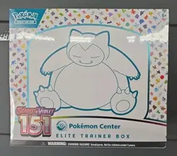 151 Pokemon Center ETB Elite Trainer Box Scarlet & Violet Pokemon NEW AND SEALED 820650854668 - Image 1