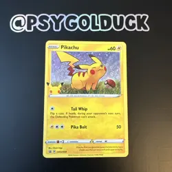 Pokemon TCG - Pikachu - SWSH039 General Mills Pokemon 25th Anniversary - Promo - Image 1