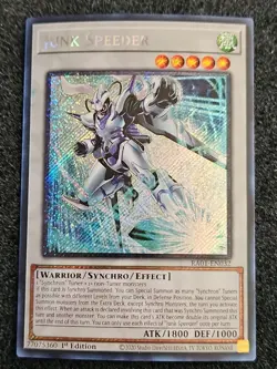 Yugioh! - Junk Speeder -Platinum Secret Rare - RA01-EN032 -25th Anniv. R. - NM - Image 1