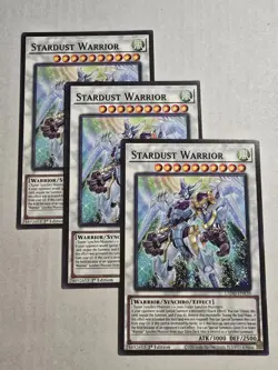3x Stardust Warrior 1st Edition Common L5DD-ENY39 Yu-Gi-Oh! - Image 1