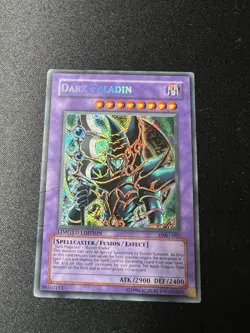 Dark Paladin DMG-001 Secret Rare Limited Edition Promo Yugioh MP Damaged - Image 1