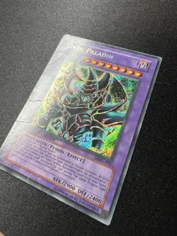 Dark Paladin DMG-001 Secret Rare Limited Edition Promo Yugioh MP Damaged - Image 2