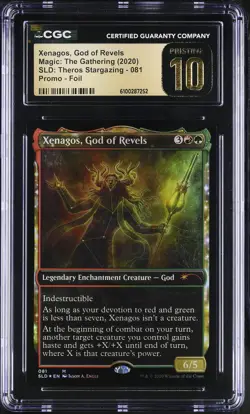 XENAGOS, GOD OF REVELS Secret Lair Foil Stargazing CGC Pristine 10 MTG - Image 1