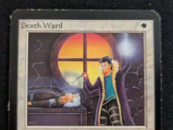 Death Ward - Alpha - LP - MTG - Magic The Gathering - White - Instant - Image 3
