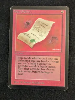 False Orders - Alpha - LP - MTG - Magic The Gathering - Red - Instant - Image 1