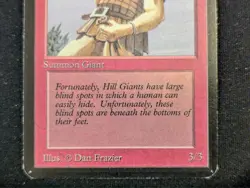 Hill Giant - Alpha - LP - MTG - Magic The Gathering - Red - Creature - Image 2