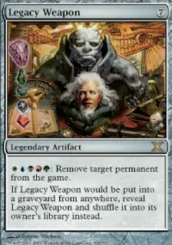 1x Legacy Weapon Moderate Play, English 10th Edition MTG Magic - Image 1