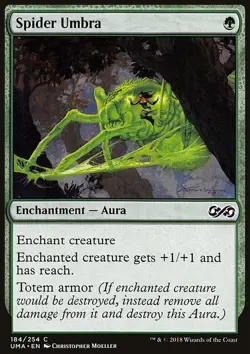 MTG Magic the Gathering Spider Umbra (184/271) Ultimate Masters LP - Image 1