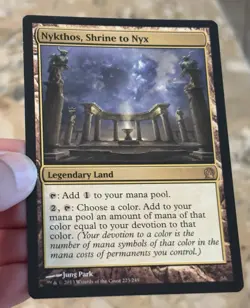 Magic the Gathering - Nykthos, Shrine to Nyx - Theros - Regular - Land LP - mtg - Image 5