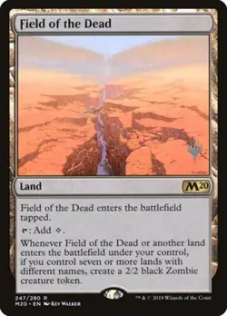 ~ Field of the Dead ~ NM ~ Promo Pack: Core Set 2020 ~ MTG ~ - Image 1