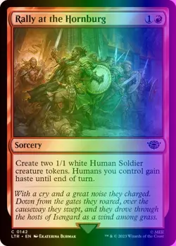 Rally at the Hornburg (142/511) LTR LP FOIL - Image 1