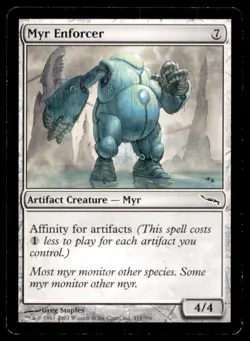 Myr Enforcer LP Light Play Mirrodin MTG [7076] - Image 1