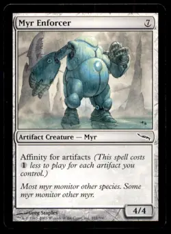 Myr Enforcer LP Light Play Mirrodin MTG [7082] - Image 1