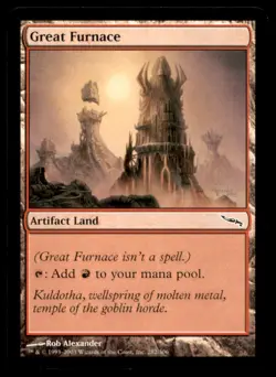 Great Furnace LP Light Play Mirrodin MTG [6762] - Image 1