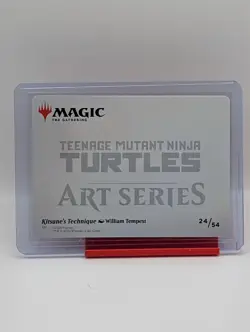 Kitsune's Technique Art Card [Gold-Stamped Signature] #24 Magic TMNT Art Series - Image 2