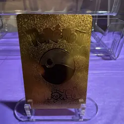 Pokemon Meowth VMAX Gold Foil Card - Image 2