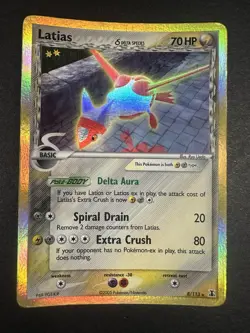 LATIAS 2005 POKEMON EX DELTA SPECIES HOLO RARE 8/113 - Image 2