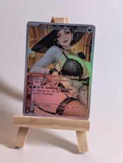Pokemon Waifu Lady Dimitrescu Full Art ACG Custom Art Card Resident Evil - Image 1
