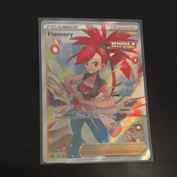 Pokemon Flannery Full Art Ultra Rare Trainer Chilling Reign 191/198 Holo - Image 1