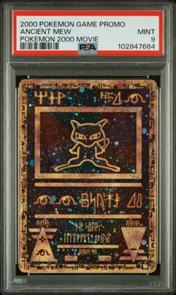 2000 Pokemon Ancient Mew Movie Promo PSA Graded Mint 9 - Image 1