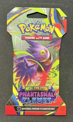 Pokemon Mega Evolution Phantasmal Flames Booster Pack - (Factory Sealed) - Image 1