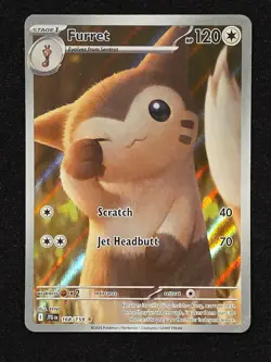 Furret 168/159 Sv09: Journey Together Holo Pokemon TCG -NM - Image 1