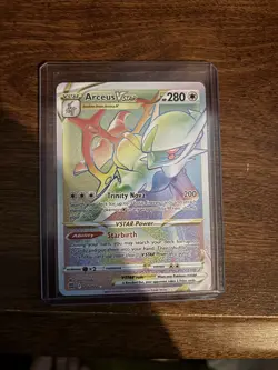 Pokemon Arceus VSTAR (Secret) 176/172 Brilliant Stars Secret Rare Holo - NM - Image 1