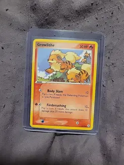 Pokemon TCG Growlithe 55/92 Legend Maker - Image 1