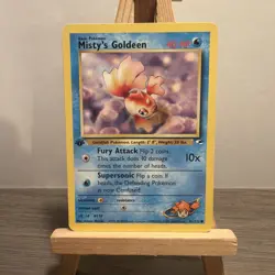 Misty’s Goldeen 1st Edition Gym Heroes 85/132 WOTC Vintage Pokemon - Image 1