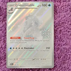 Pokemon Crabominable 149/142 Illustration Rare Holo Stage 1 160 HP 2024 - Image 1