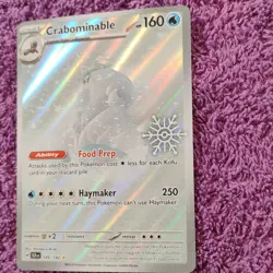 Pokemon Crabominable 149/142 Illustration Rare Holo Stage 1 160 HP 2024 - Image 2