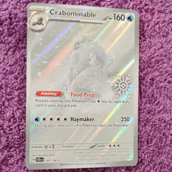 Pokemon Crabominable 149/142 Illustration Rare Holo Stage 1 160 HP 2024 - Image 3