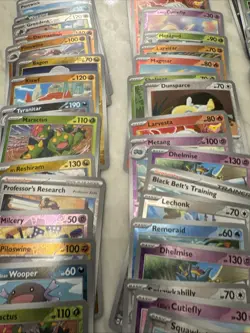 Approx 200 Pokemon Reverse Holo Cards – Journey Together JTG Set No Energy Code - Image 4
