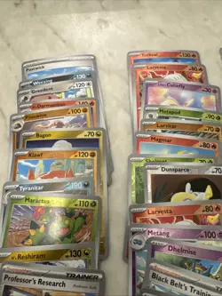 Approx 200 Pokemon Reverse Holo Cards – Journey Together JTG Set No Energy Code - Image 5