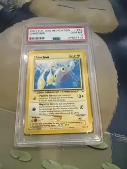 Pokemon Neo Revelation TCG Chinchou Card #42/64 2001 PSA Gem Mint 10 - Image 1