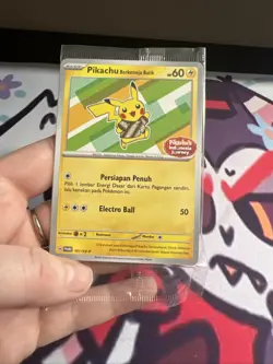 Pokemon Pikachu Berkemeja Batik 101/SV-P Indonesia Journey Sealed Promo - Image 4