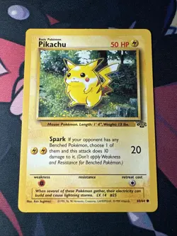 Pokemon Pikachu TCG Jungle Card 60/64 Regular Common #2 - Image 1
