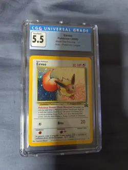 Pokemon Eevee CGC 5.5 Holo Card Black Star Promo 11 - Image 4