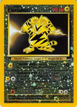Electabuzz - Reverse Holo - 1/9 Best of Game - Pokemon TCG - 2002 - Image 1