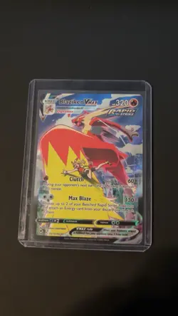 Pokemon Blaziken VMAX TG15 Silver Tempest Ultra Rare Rapid Strike Holo 320 HP - Image 1
